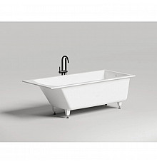 Ванна из литьевого мрамора 180x80 см Salini S-Stone Cascata 104223M