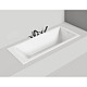 Заказать Ванна из литьевого мрамора 180x80 см Salini S-Stone Cascata Kit 104523M в магазине сантехники Santeh-Crystal.ru