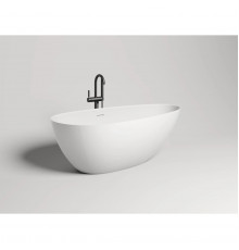 Ванна из литьевого мрамора Salini S-Sense Paola IN Classic 101611G 160x77 см, отдельностоящая, белый глянец