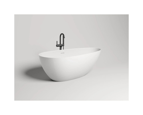 Ванна из литьевого мрамора Salini S-Sense Paola IN Classic 101611G 160x77 см, отдельностоящая, белый глянец