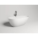 Ванна из литьевого мрамора Salini S-Sense Paola IN Classic 101612G 172x82 см, отдельностоящая, белый глянец