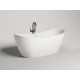 Ванна из литьевого мрамора Salini S-Stone Noemi 101722M 170,5x75,5 см, отдельностоящая, белый матовый
