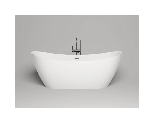Ванна из литьевого мрамора Salini S-Stone Noemi 101811SM 185x80 см, отдельностоящая, белый матовый