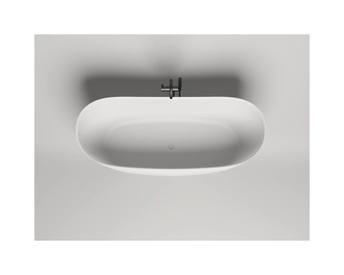 Ванна из литьевого мрамора Salini S-Stone Noemi 101811SM 185x80 см, отдельностоящая, белый матовый