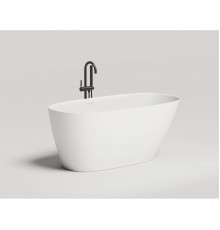 Ванна из литьевого мрамора Salini S-Sense Sofia 102518G 150x75 см, отдельностоящая, белый глянец