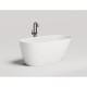 Ванна из литьевого мрамора Salini S-Sense Sofia 102518G 150x75 см, отдельностоящая, белый глянец