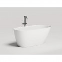 Ванна из литьевого мрамора Salini S-Stone Sofia 102528M 150x75 см, отдельностоящая, белый матовый