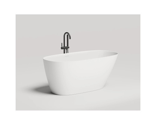 Ванна из литьевого мрамора Salini S-Stone Sofia 102528M 150x75 см, отдельностоящая, белый матовый