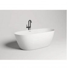 Ванна из литьевого мрамора Salini S-Sense Sofia 102511G 164,5x75,5 см, отдельностоящая, белый глянец