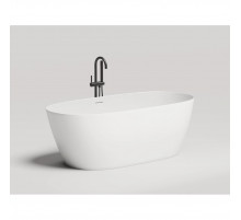 Ванна из литьевого мрамора Salini S-Stone Sofia 102526M 169,5x80,5 см, отдельностоящая, белый матовый