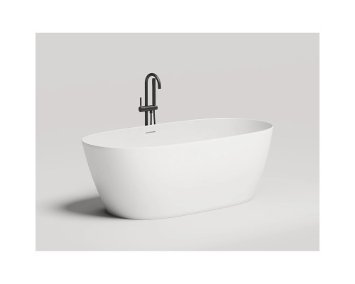 Ванна из литьевого мрамора Salini S-Stone Sofia 102526M 169,5x80,5 см, отдельностоящая, белый матовый
