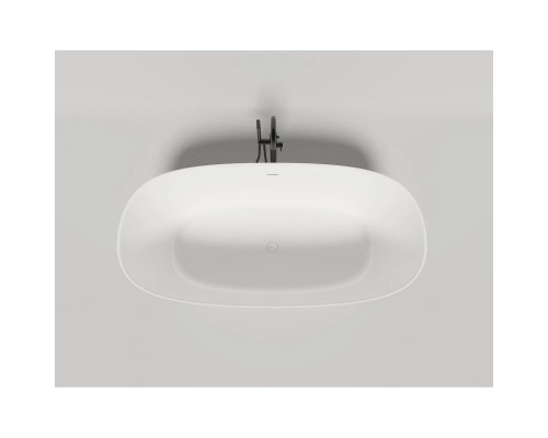 Ванна из литьевого мрамора Salini S-Sense Sofia 102519G 185x90 см, отдельностоящая, белый глянец