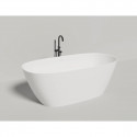 Ванна из литьевого мрамора Salini S-Sense Sofia 102519G 185x90 см, отдельностоящая, белый глянец