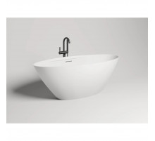 Ванна из литьевого мрамора Salini S-Sense Diva 102211G 178x85,5 см, отдельностоящая, белый глянец