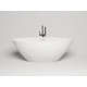 Ванна из литьевого мрамора Salini S-Stone Diva 102221M 178x85,5 см, отдельностоящая, белый матовый