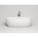 Ванна из литьевого мрамора Salini S-Sense Alda 101912G 170x81 см, отдельностоящая, белый глянец