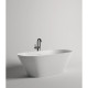 Ванна из литьевого мрамора Salini S-Sense Mona 102911G 180,7x81,5 см, отдельностоящая, белый глянец