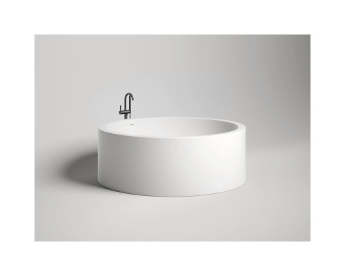 Ванна из литьевого мрамора Salini S-Sense Isola 101111M 200x200 см, отдельностоящая, белый матовый