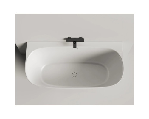 Ванна из литьевого мрамора Salini S-Sense Sofia Wall 102517G 160x80 см, белый глянец