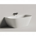 Ванна из литьевого мрамора Salini S-Sense Sofia Wall 102517G 160x80 см, белый глянец