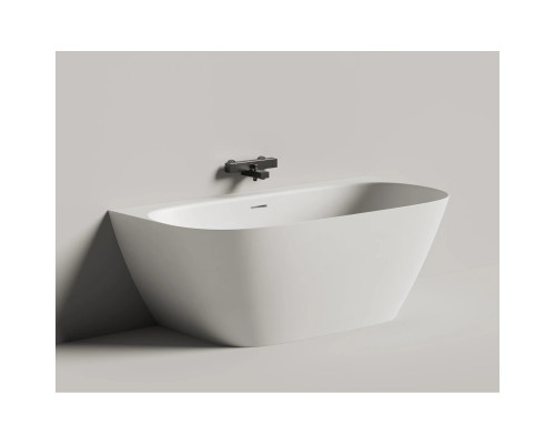 Ванна из литьевого мрамора Salini S-Sense Sofia Wall 102517G 160x80 см, белый глянец