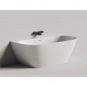 Ванна из литьевого мрамора 160x80 см Salini S-Sense Sofia Wall 102517G