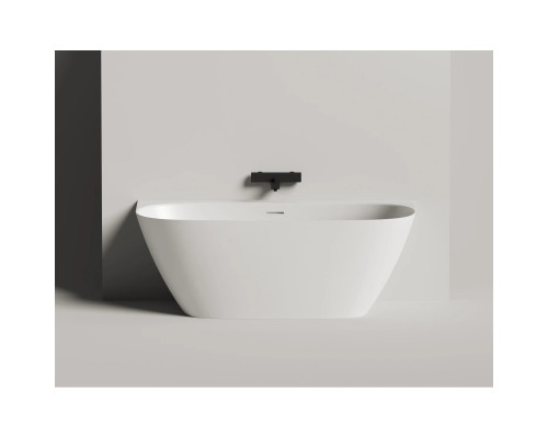 Ванна из литьевого мрамора Salini S-Stone Sofia Wall 102527M 160x80 см, белый матовый