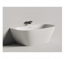 Ванна из литьевого мрамора Salini S-Stone Sofia Wall 102527M 160x80 см, белый матовый
