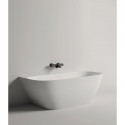Ванна из литьевого мрамора Salini S-Stone Sofia Wall 102522M 170x80 см, белый матовый