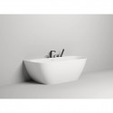 Ванна из литьевого мрамора Salini S-Sense Sofia Wall 102513G 180x85 см, белый глянец