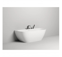 Ванна из литьевого мрамора Salini S-Sense Sofia Wall 102513G 180x85 см, белый глянец