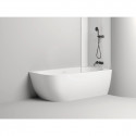 Ванна из литьевого мрамора Salini S-Sense Sofia Corner 102514G 170x85 см R, белый глянец