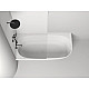 Купить Ванна из литьевого мрамора 170x85 см Salini S-Sense Sofia Corner L 102515G в магазине сантехники Santeh-Crystal.ru