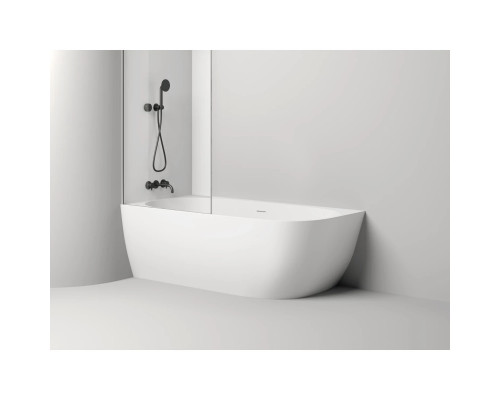 Ванна из литьевого мрамора Salini S-Stone Sofia Corner 102525M 170x85 см L, белый матовый