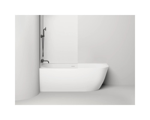 Ванна из литьевого мрамора Salini S-Stone Sofia Corner 102525M 170x85 см L, белый матовый