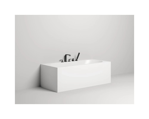 Ванна из литьевого мрамора Salini S-Sense Fabia 102612G 180x80 см, белый глянец