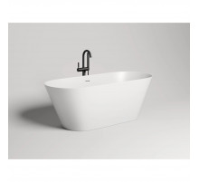 Ванна из литьевого мрамора Salini S-Sense Mona 102912G 170x72 см, отдельностоящая, белый глянец