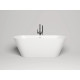 Ванна из литьевого мрамора Salini S-Stone Mona 102922M 170x72 см, отдельностоящая, белый матовый