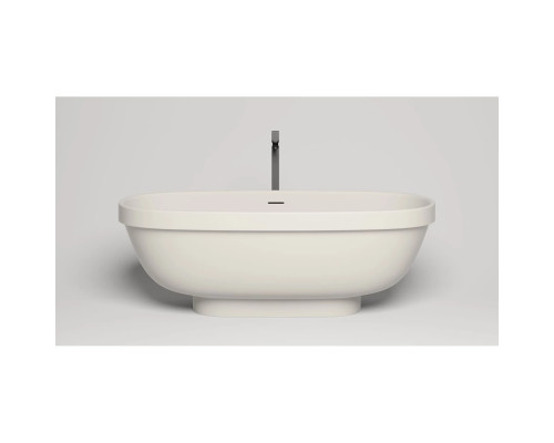 Ванна из литьевого мрамора Salini S-Stone Greca 103121MF 180x80 см, отдельностоящая, покраска по RAL матовый полностью