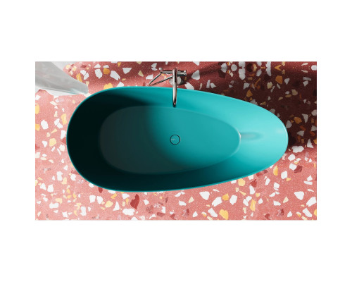 Ванна из литьевого мрамора Salini S-Sense Paola IN Classic 101611GF 160x77 см, отдельностоящая, покраска по RAL глянец полностью