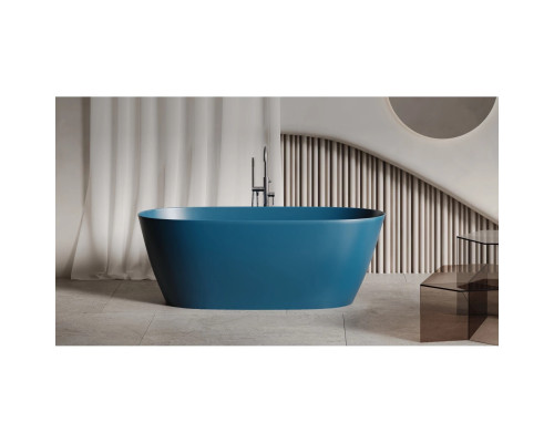 Ванна из литьевого мрамора Salini S-Sense Sofia Light 103611GF 164x76 см, отдельностоящая, покраска по RAL глянец полностью