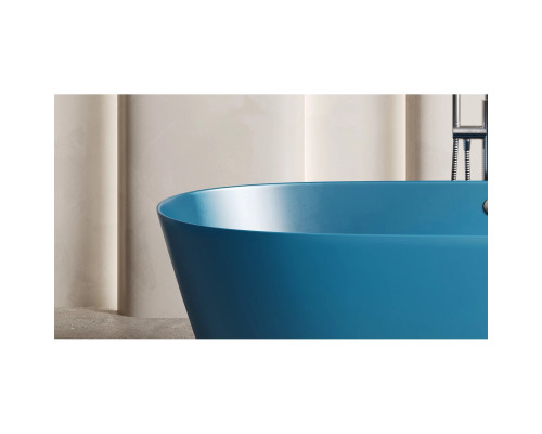 Ванна из литьевого мрамора Salini S-Sense Sofia Light 103711GF 164,5x75,5 см, отдельностоящая, покраска по RAL глянец полностью