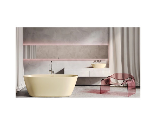 Ванна из литьевого мрамора Salini S-Stone Sofia 102529MF 185x90 см, отдельностоящая, покраска по RAL матовый полностью