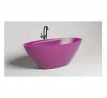 Ванна из литьевого мрамора Salini S-Sense Diva 102211GF 178x85,5 см, отдельностоящая, покраска по RAL глянец полностью