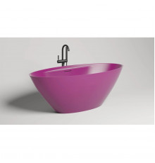 Ванна из литьевого мрамора Salini S-Sense Diva 102211GF 178x85,5 см, отдельностоящая, покраска по RAL глянец полностью