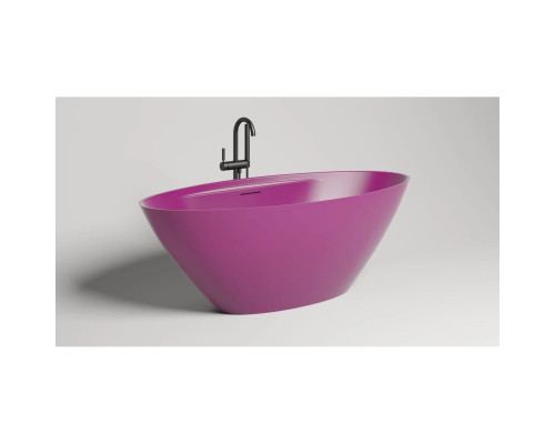 Ванна из литьевого мрамора Salini S-Sense Diva 102211GF 178x85,5 см, отдельностоящая, покраска по RAL глянец полностью