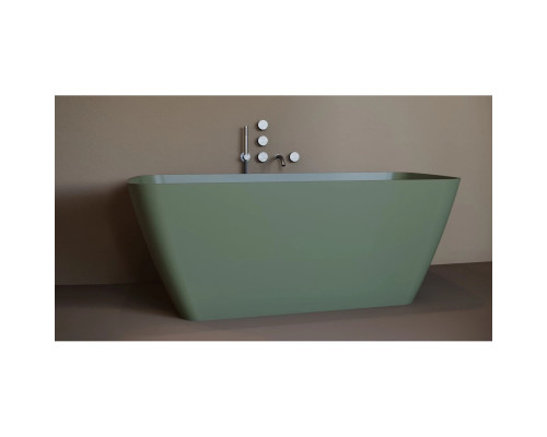 Ванна из литьевого мрамора Salini S-Stone Agatha 100221MF 179x82 см, отдельностоящая, покраска по RAL матовый полностью