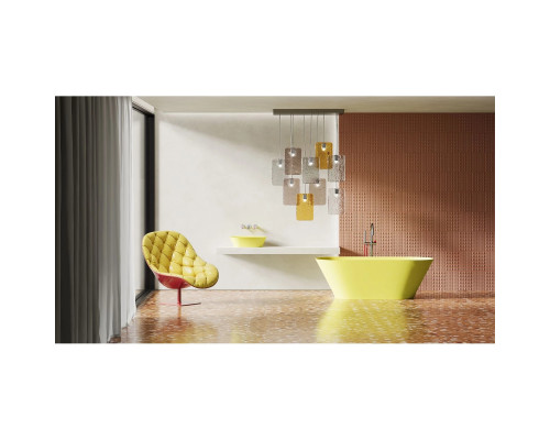 Ванна из литьевого мрамора Salini S-Sense Mona 102912GF 170x72 см, отдельностоящая, покраска по RAL глянец полностью