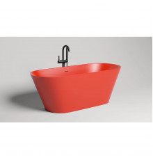Ванна из литьевого мрамора Salini S-Sense Mona 102912GF 170x72 см, отдельностоящая, покраска по RAL глянец полностью