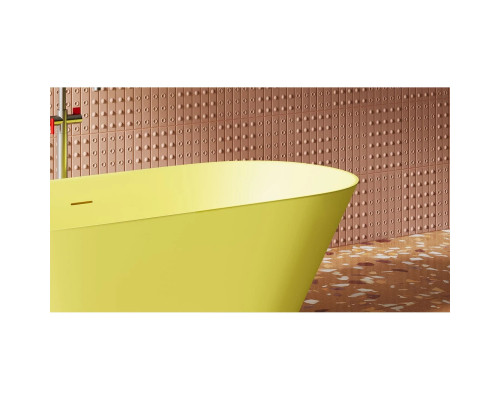 Ванна из литьевого мрамора Salini S-Sense Mona 102912GF 170x72 см, отдельностоящая, покраска по RAL глянец полностью